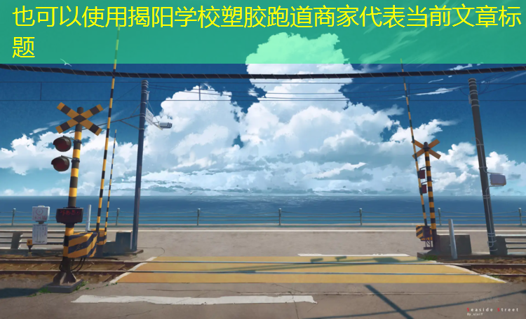 揭阳学校塑胶跑道商家
